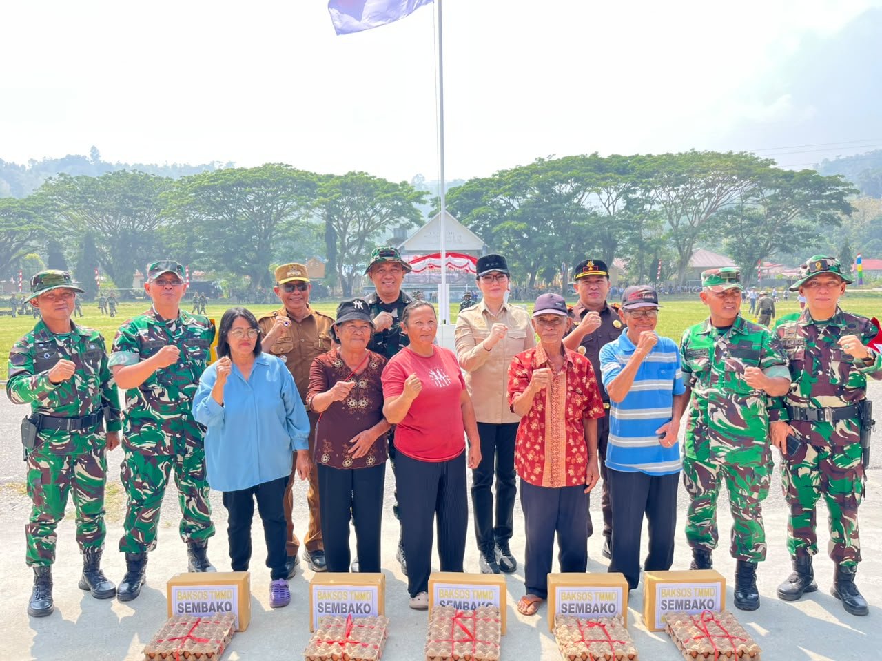 TMMD ke-130 di Poso: Membangun Kesehatan dan Kesejahteraan Bersama Masyarakat