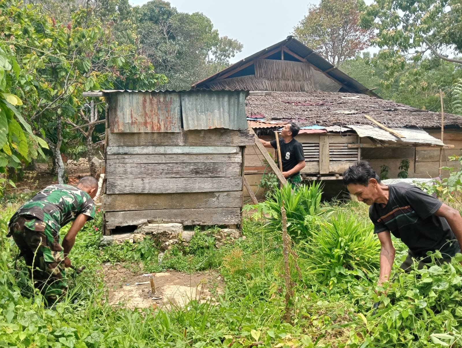Pembangunan Mandi Cuci Kakus di Sulewana Dimulai oleh TMMD Kodim 1307/Poso