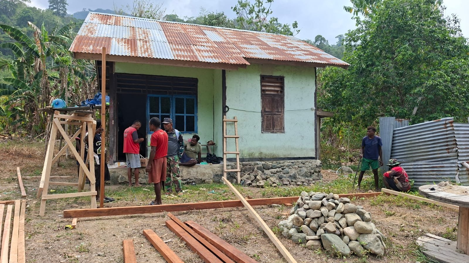 TNI Dorong Perbaikan Hunian Warga Lewat Program Rehabilitasi Rumah