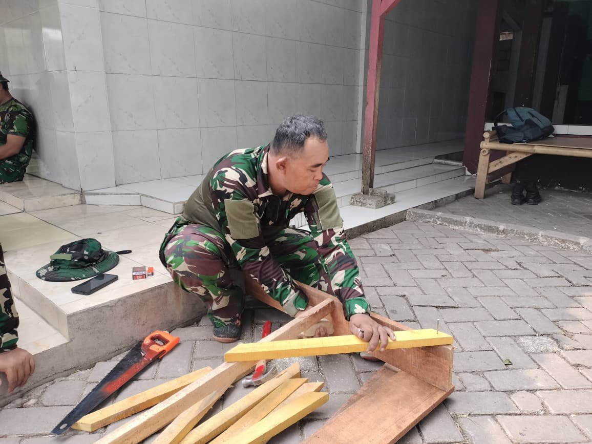 Satgas TMMD ke-130 Kodim 0510/Tigaraksa Siapkan Alat untuk Wujudkan Pembangunan