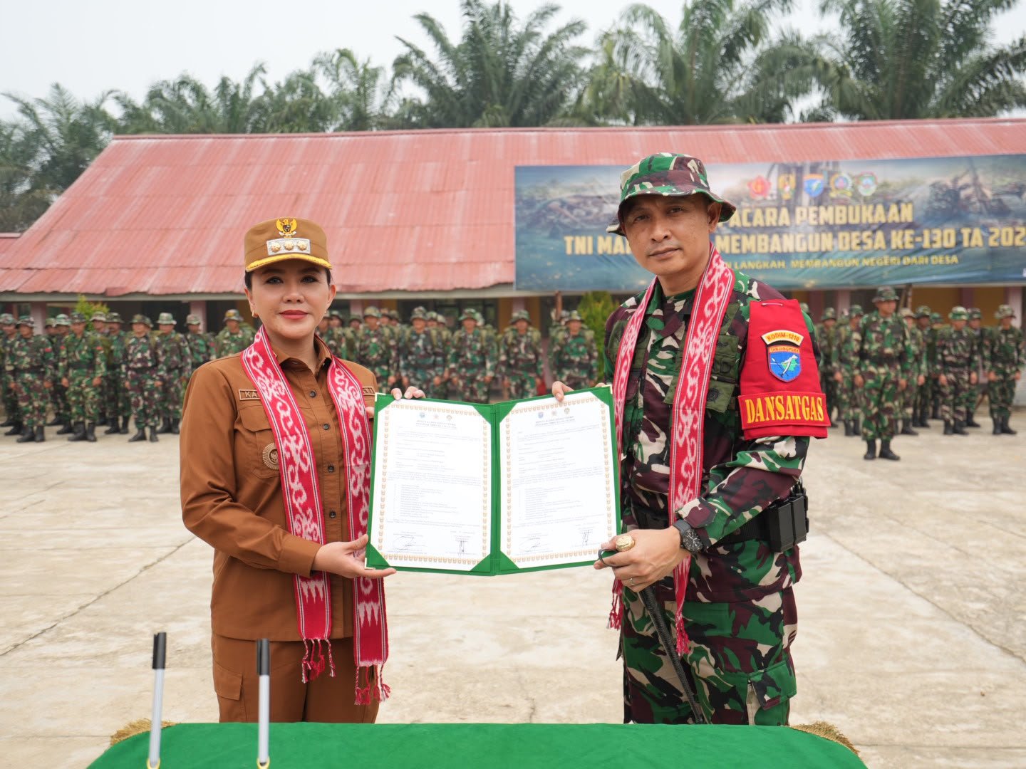 TNI Gelar TMMD ke-130 di Landak, Masyarakat Amboyo Selatan Siap Terima Perubahan