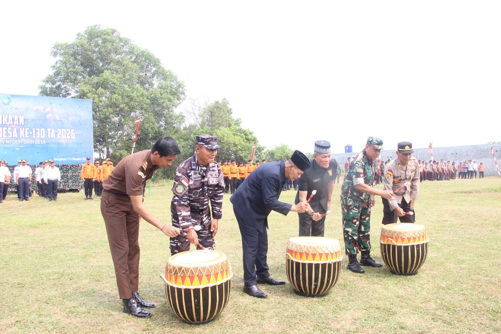 TMMD Reguler ke-130 Dimulai, Wali Kota Bengkulu Komitmen Dukung Pembangunan Desa