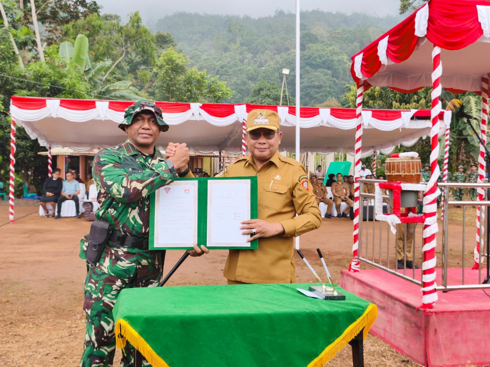 Sinergi TNI dan Pemda Ambon Awali TMMD 130 untuk Pembangunan Berkelanjutan