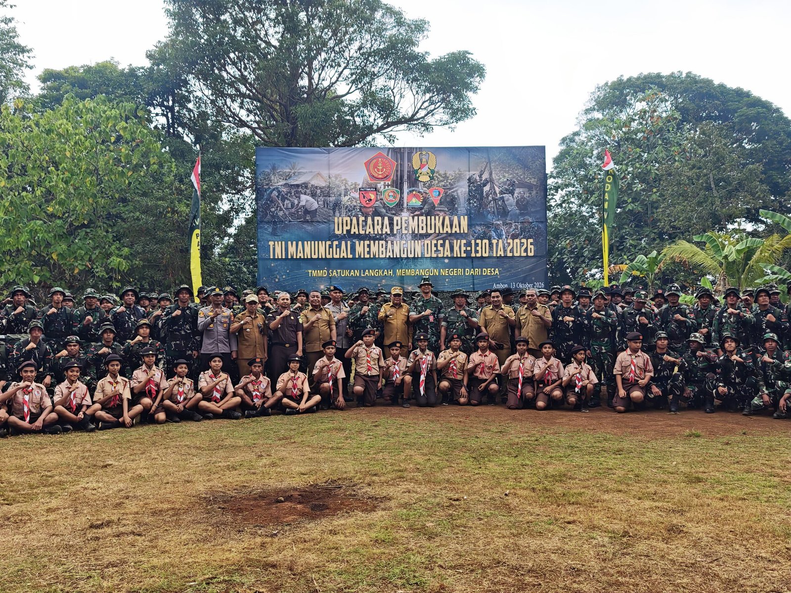 Membangun Ambon Bersama TNI: Pembukaan Program TMMD ke-130 di Negeri Seri