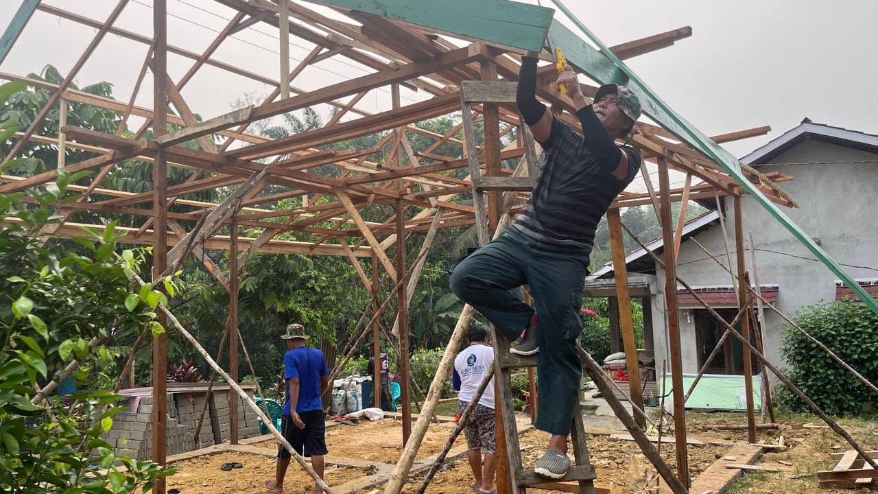 Satgas TMMD Reguler Ke-130 Dorong Pembangunan Hunian Optimal di Landak