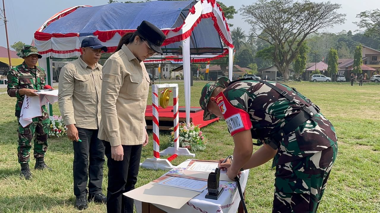 TNI dan Pemkab Poso Awali TMMD ke-130 demi Pembangunan Berkelanjutan Desa
